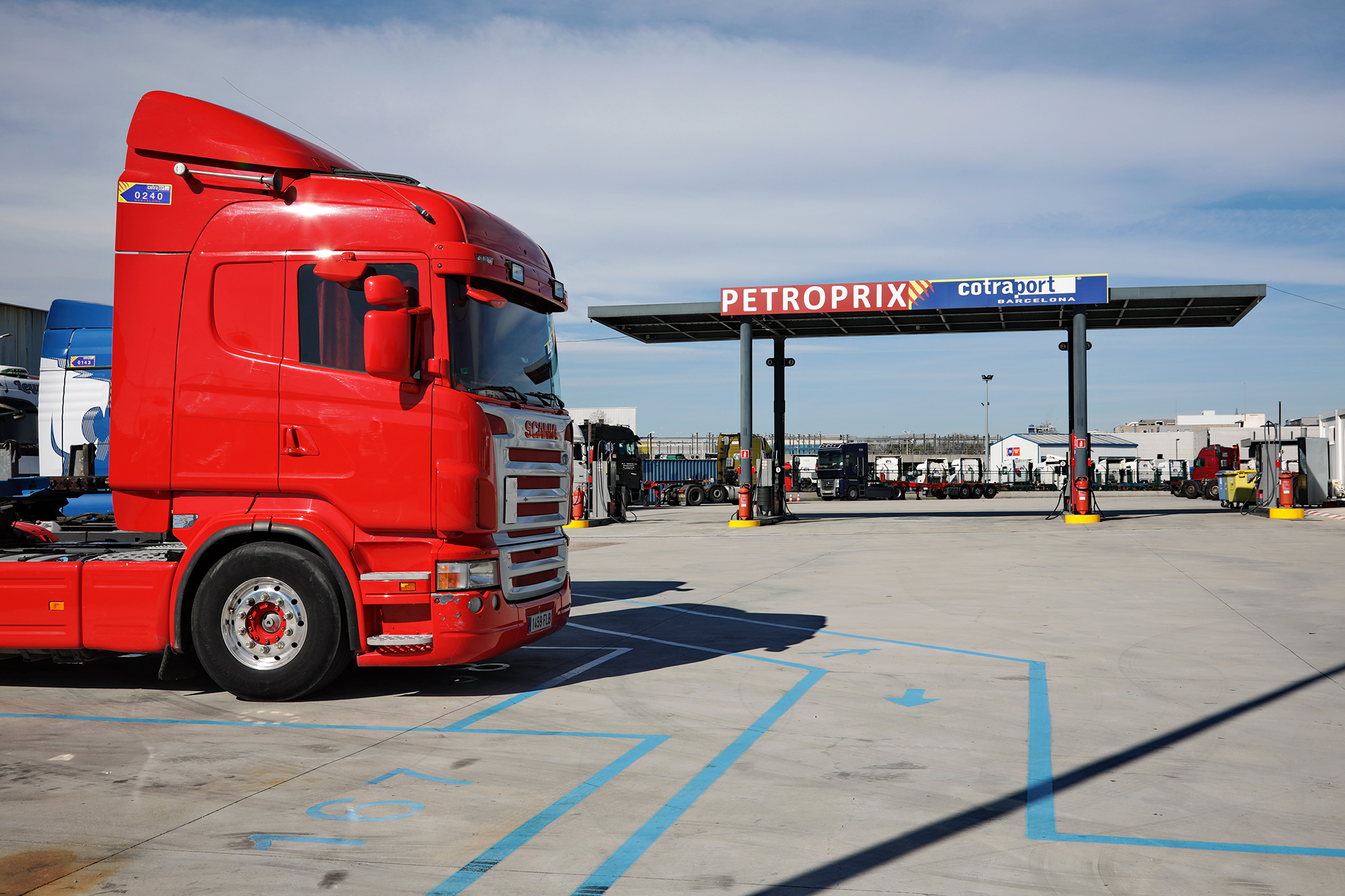 La benzinera del TRUCK Port més sostenible