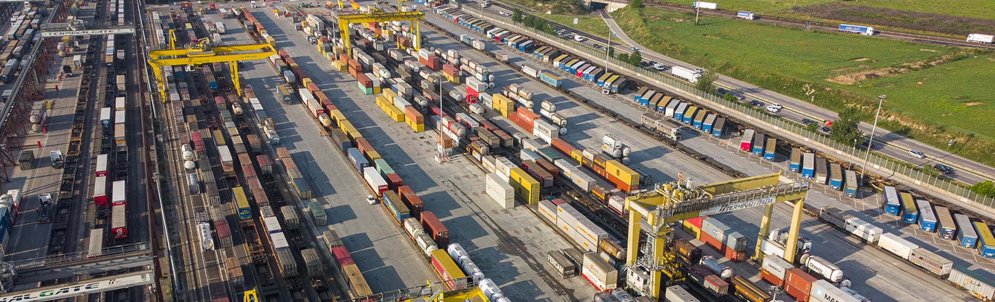 Mapa de terminals ferroviàries de mercaderies existents a Catalunya